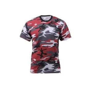 Camisetas Casuales de Manga Corta con Cuello Redondo, Cómodas, de Algodón con Estampado de Camuflaje Unisex de la Mejor Calidad - Product Image 5