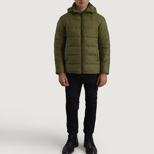 Men's Light Weight Waterproof Breathable Full Zip Puffer <b>Jacket</b> Outdoor Casual Winter <b>Jacket</b> - Product Image 5