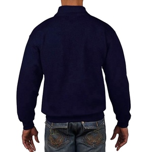 Sudaderas de alta calidad para hombre al por mayor OEM, sudaderas de estilo urbano para hombre, sudaderas térmicas con cremallera de un cuarto y estampado. - Product Image 6