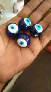 Perles de verre rondes blanches peintes sur mesure à partir de 6mm, idéales pour les créateurs de bijoux - Product Image 3