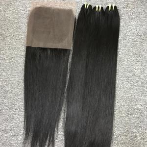 Extensions de cheveux Remy lisses à double tirage en gros et perruques HD perruque à fermeture à lacet nœuds pour vendeurs de perruques à fermeture à lacet suisse - Product Image 1