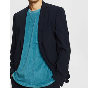 Camiseta de Manga Larga con Cuello Redondo para Hombre, Estilo Urbano, de Mezclilla, Bordada con Estampado Personalizado - Product Image 5