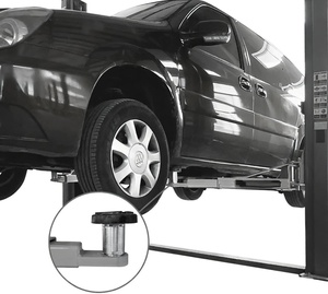 Elevador Electrohidráulico <span class=keywords><strong>de</strong></span> 2 Postes <span class=keywords><strong>de</strong></span> 4000 kg con Liberación Manual para Vehículos, Camiones y Coches, Elevador <span class=keywords><strong>de</strong></span> 4 Toneladas para Montaje en Suelo - Product Image 4