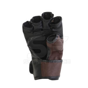 Gants MMA légers pour la pratique des arts martiaux avec poignée antidérapante et trous de ventilation Gants MMA en cuir PU pour le sparring - Product Image 3