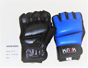 LOGOTIPO PERSONALIZADO DEPORTES ESTILO PRO MMA MUAY THAI ENTRENAMIENTO SPARRING HALF MITTS GUANTES KICK BOXING GUANTES - Product Image 6