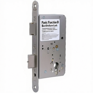 Cerradura para Muebles Panic Function B Refinada, 24/65/72/9mm, Izquierda/Derecha, Acero Inoxidable, 2 Hojas, BKS - Product Image 3