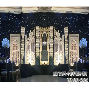 กรอบรูปฉากหลังตกแต่งงานแต่งงานสไตล์อังกฤษสำหรับตกแต่งเวทีงานแต่งงานแบบอเมริกันขนาดใหญ่ของตกแต่งเวทีงานแต่งงานแบบอเมริกัน - Product Image 1