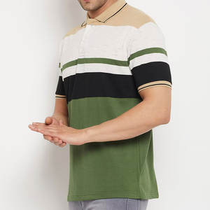 Polos de alta calidad para hombre Camiseta de polo de algodón de manga corta con logotipo personalizable - Product Image 3