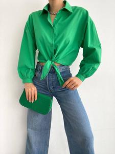 Chemises pour femmes Premium Quality Summer Long Sleeve Casual Sunscreen Clothing Slim Short Comfortable Breathable Shirt White - Product Image 5