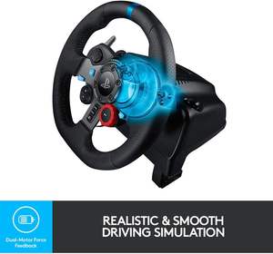 Volant de course Logi=_tech G29 Driving Force neuf, avec levier de vitesses Driving Force, pour PS3 et PS4 - Product Image 4