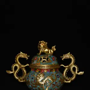 Quemador de Incienso Religioso de Latón de Lujo, Porta Incienso Bakhoor 100% Natural y Duradero para Resina de Madera de Oud e Incienso Bakhoor - Product Image 1