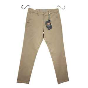 กางเกงลำลองผ้าแคนวาส2% สแปนเด็กซ์ผ้าทอลายทแยงทรงตรงสำหรับผู้ชายผ้า98% 2025แบบปรับแต่งโลโก้ได้อย่างรวดเร็ว - Product Image 2