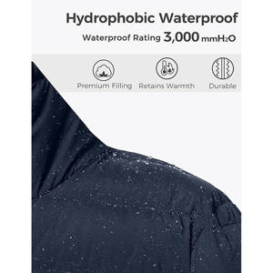 Chaqueta Acolchada Tejida Personalizada para Mujer 2025/2026, Chaqueta de Invierno Sólida, Transpirable, de Secado Rápido, Cuello Alto, Teñido Liso, para Uso Casual al Aire Libre - Product Image 4