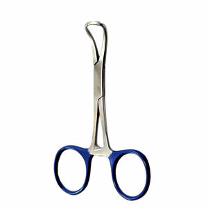 Pinza para Toallas Backhaus de Acero Inoxidable de Calidad Premium con Mango Recubierto en Azul, Instrumento para Cirugía General y Microcirugía - Product Image 6