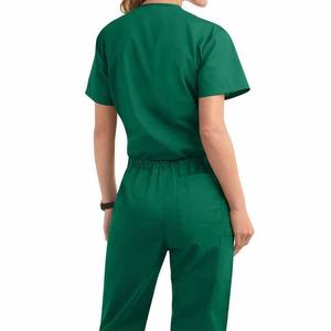 Ensemble de gommage uniforme d'hôpital sur mesure léger et durable antibactérien tricoté infirmière médicale médecin vêtements de travail Service OEM - Product Image 5