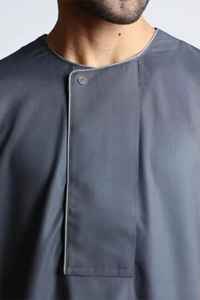 Jubbah Thobe pour homme en coton de haute qualité, col montant, OEM, décontracté, grande taille, pour un usage quotidien, par Yash Sports, dernière collection 2026 - Product Image 6