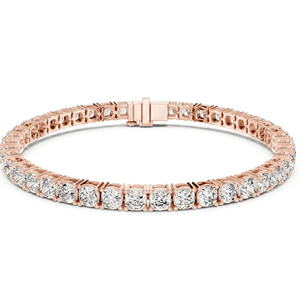 Pulsera de Diamantes Redondos con Corte Brillante, Clásica para Mujer, Diamantes Cultivados en Laboratorio - Product Image 2