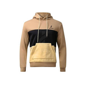 Ensemble de survêtement d'hiver pour homme avec logo personnalisé, en coton/polyester 320g, respirant, en molleton, pour la salle de sport et l'entraînement - Product Image 3