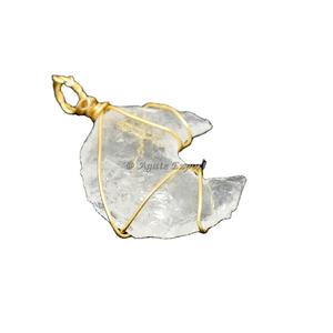 Smokey-Colgante envuelto en alambre de plata de cuarzo, novedad - Product Image 3