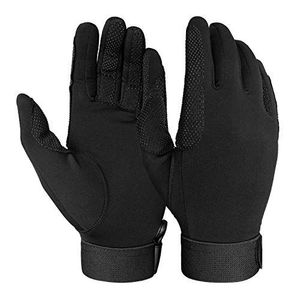 Gants d'équitation demi-doigt en cuir marron avec logo personnalisé de haute qualité pour femmes Protection des mains de protection hivernale - Product Image 1
