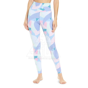 Leggings de Yoga Elásticos de Cintura Alta con Compresión Suave para Mujer, Diseño Personalizado Sólido, Pantalones de Doble Cara Transpirables con Control de Abdomen - Product Image 2