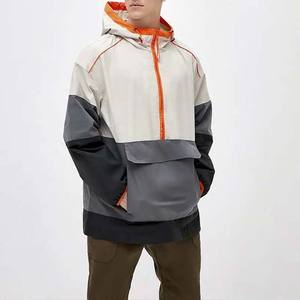 OEM couleur personnalisée coupe-vent mode Streetwear fermeture éclair nylon coupe-vent surdimensionné vente en gros vestes imperméables à capuche toutes tailles - Product Image 2