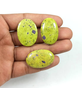 Lot en gros de cabochons d'Atlantisite naturelle, pierres précieuses en vrac pour la fabrication de bijoux, l'enroulement de fil - Product Image 5