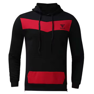 Vente en gros Survêtements d'hiver solides et décontractés à capuche de qualité supérieure pour hommes, vêtements de jogging 100% coton - Product Image 3