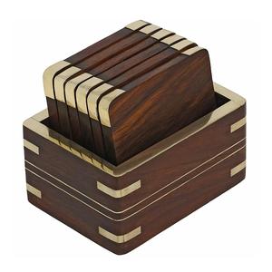 Posavasos de té con acabado personalizado para artículos de cocina, Juego de 4 posavasos de forma redonda con diseño personalizado - Product Image 5