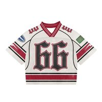 Feuchtigkeitsableitendes Atmungsaktives Schnelltrocknendes American Football Fan Trikot mit Individuellem Logo Sublimationsdruck Teamwear Unisex Anpassbar