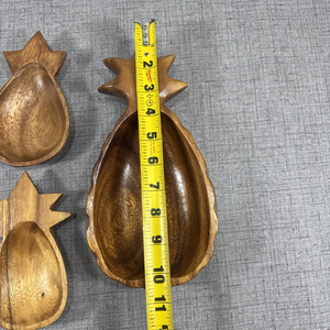 Ensaladera de madera grande hecha a mano de alta calidad, diseño clásico, frutero convertido, cuenco Vintage para servir fiestas - Product Image 4