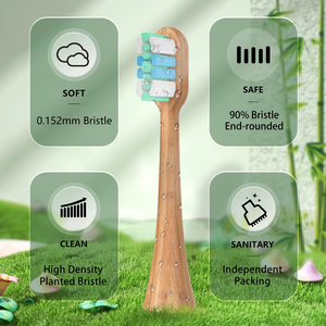 Family Pack 10pcs Soft Nylon Oral Care <b>Heads</b> Electric <b>Toothbrush</b> <b>Head</b> for Hotel & Household Use 1 Year Warranty - Product Image 3