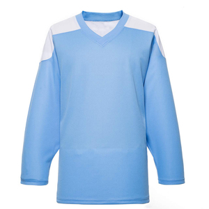 เสื้อทีมฮ็อกกี้น้ำแข็ง2025เสื้อคอวีผ้า100% โพลีเอสเตอร์แห้งเร็วพิมพ์ซับลิเมชันชื่อทีมที่กำหนดเองเป็นมิตรกับสิ่งแวดล้อม - Product Image 5