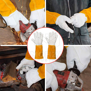High Quality Top Selling Leather Anti Slip <b>Gloves</b> Cheap Price Protective Safety Anti Slip <b>Gloves</b> <b>For</b> Online Sale - Product Image 5