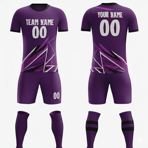 Uniforme de Fútbol Sublimado en 3D |   Tela Deportiva Flexible |   Impresión de Logotipo y Número del Equipo - Product Image 6