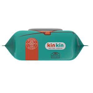 Lingettes pour bébé non tissées, antibactériennes, prévention des éruptions cutanées, protection contre l'humidité, protection UV, extrait d'avoine, 100% naturel, Top Kinkin, 100 pièces - Product Image 6