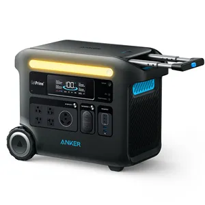 สถานีไฟฟ้าพกพา F2000 รุ่นใหม่ พร้อมแบตเตอรี่เสริม 4096Wh 4/เต้ารับ AC-2400W - Product Image 2