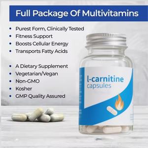 Suplemen pelangsing kompleks alami kapsul l-carnitine dan ekstrak teh hijau kapsul pembakar lemak pelangsing - Product Image 4