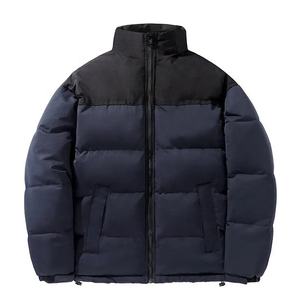 Veste d'hiver légère pour hommes, col à capuche rembourré épais, Streetwear chaud, pull tricoté modèle LWK-BJ-0008 - Product Image 4