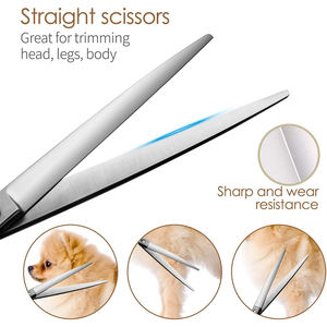 Las tijeras de aseo para mascotas más vendidas, 7 pulgadas, acabado opaco, tijeras de aseo para perros de belleza para diestros - Product Image 4