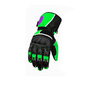Guantes de carreras de protección para montar en moto Guantes de moto de cuero de alta calidad para deportes de carreras al aire libre Guantes - Product Image 2