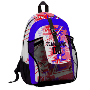 Wholesale Logo Design Gym Sport With Front Compartment Large Travel Sublimated Print Team Basketball Backpack <b>Book</b> Bag USA - Product Image 6