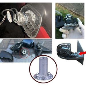 Pieza de reparación de engranaje de soporte plegable de espejo lateral para compatible con VW Transporter T5 T6 Amarok Audi Q7 OEM 7E1857000 - Product Image 2
