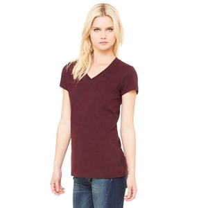 Bella + Canvas Ladies Relaxed Jersey Camiseta de manga corta con cuello en V Camiseta transpirable Unisex Triblend Camiseta de manga corta con cuello en V - Product Image 6