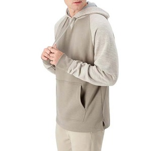 Meilleure vente en gros qualité supérieure pas cher prix contraste couleur sweats à capuche pour hommes coupe régulière uni sur mesure sweats à capuche pour hommes - Product Image 3