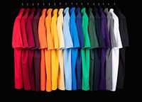 Vente en gros de t-shirts pour hommes, personnalisés, formels, couleur unie, 100% coton, tricotés, respirants, avec logo personnalisé, pour le golf, le baseball