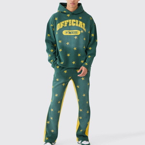 Nuevo Conjunto Deportivo Extra Grande para Hombre, 100% Algodón, Transpirable, de Alta Calidad, con Logotipo Personalizado Impreso, Venta al Por Mayor para Invierno - Product Image 1