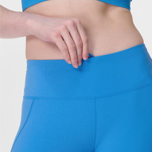 Pantalones cortos deportivos para correr de secado rápido de verano, ropa deportiva para gimnasio de cintura alta, pantalones cortos de Yoga sin costuras para mujeres hechos en Pakistán - Product Image 5