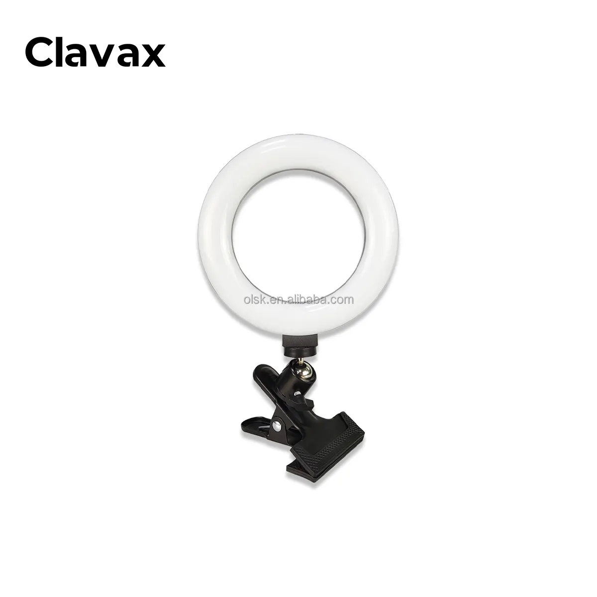 Clavax CLTS-ZXJ16 6-inch vòng ánh sáng, máy tính để bàn Clip ánh sáng, Neo vẻ đẹp điền vào ánh sáng 16cm Selfie điền vào ánh sáng