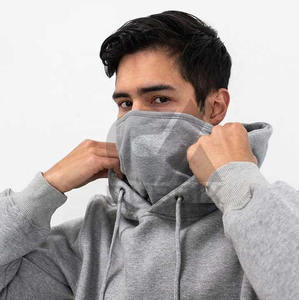 เสื้อฮู้ดผ้าฟลีซผ้าฝ้าย100% สำหรับผู้ชายเสื้อฮู้ดแบบสวมหัวแขนยาวโอเวอร์ไซส์ออกแบบโลโก้ได้ตามต้องการ - Product Image 4